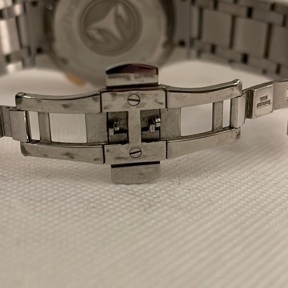 TechnoMarine Ladies Stainless and Rose Gold Diamond Neo Classic III Watch - EUC - Picture 10 of 15